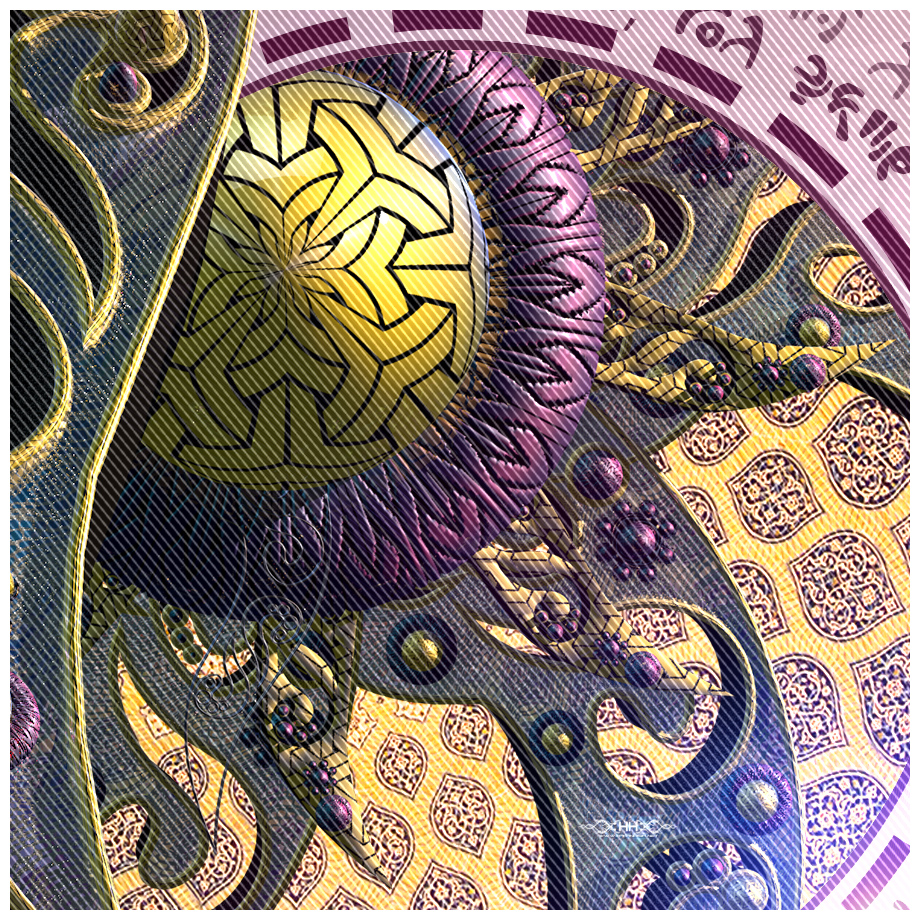 Bio-Energetic Vortexes No.3 - Power (Solar Plexus Chakra) detail 2