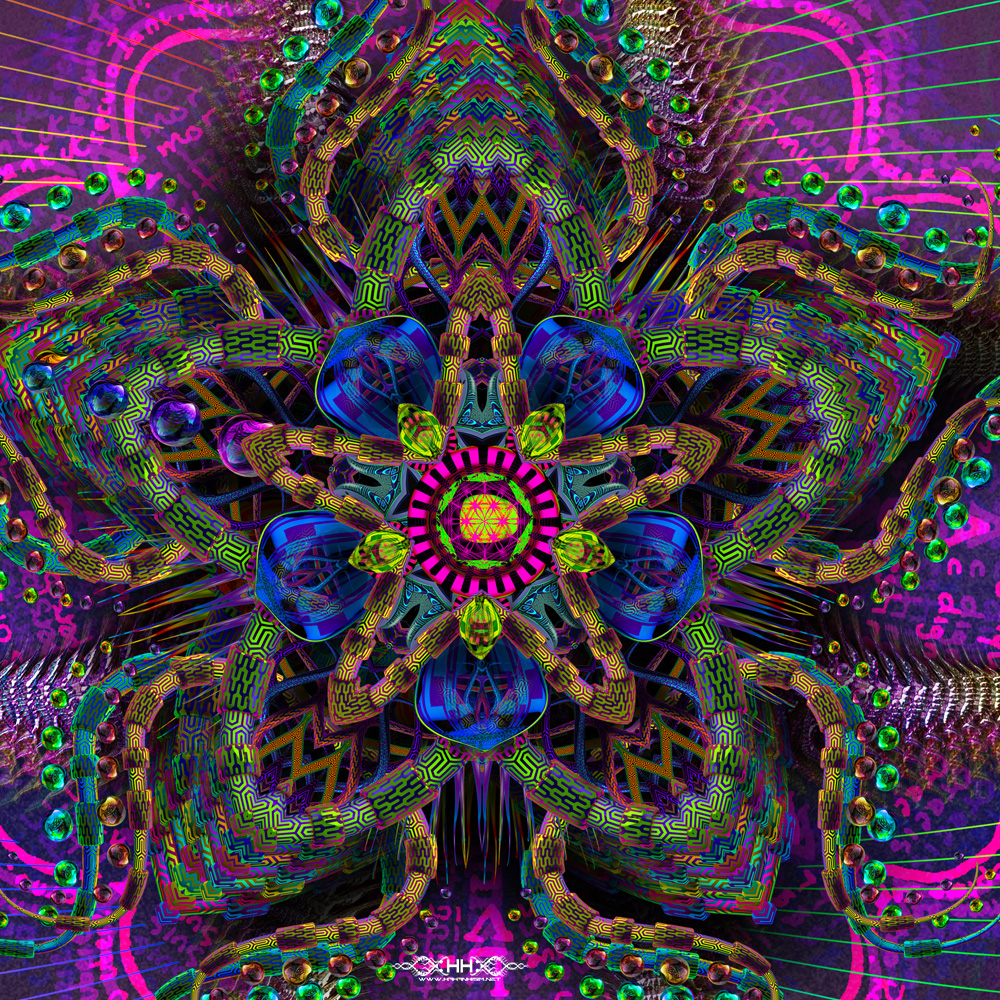 Prismatic Mandala detail 5