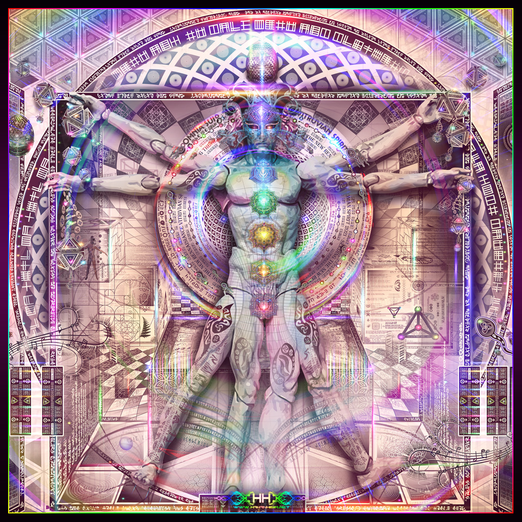 Universal Transmissions XI - Vitruvian Spirit - Seeding the new renaissance detail 40